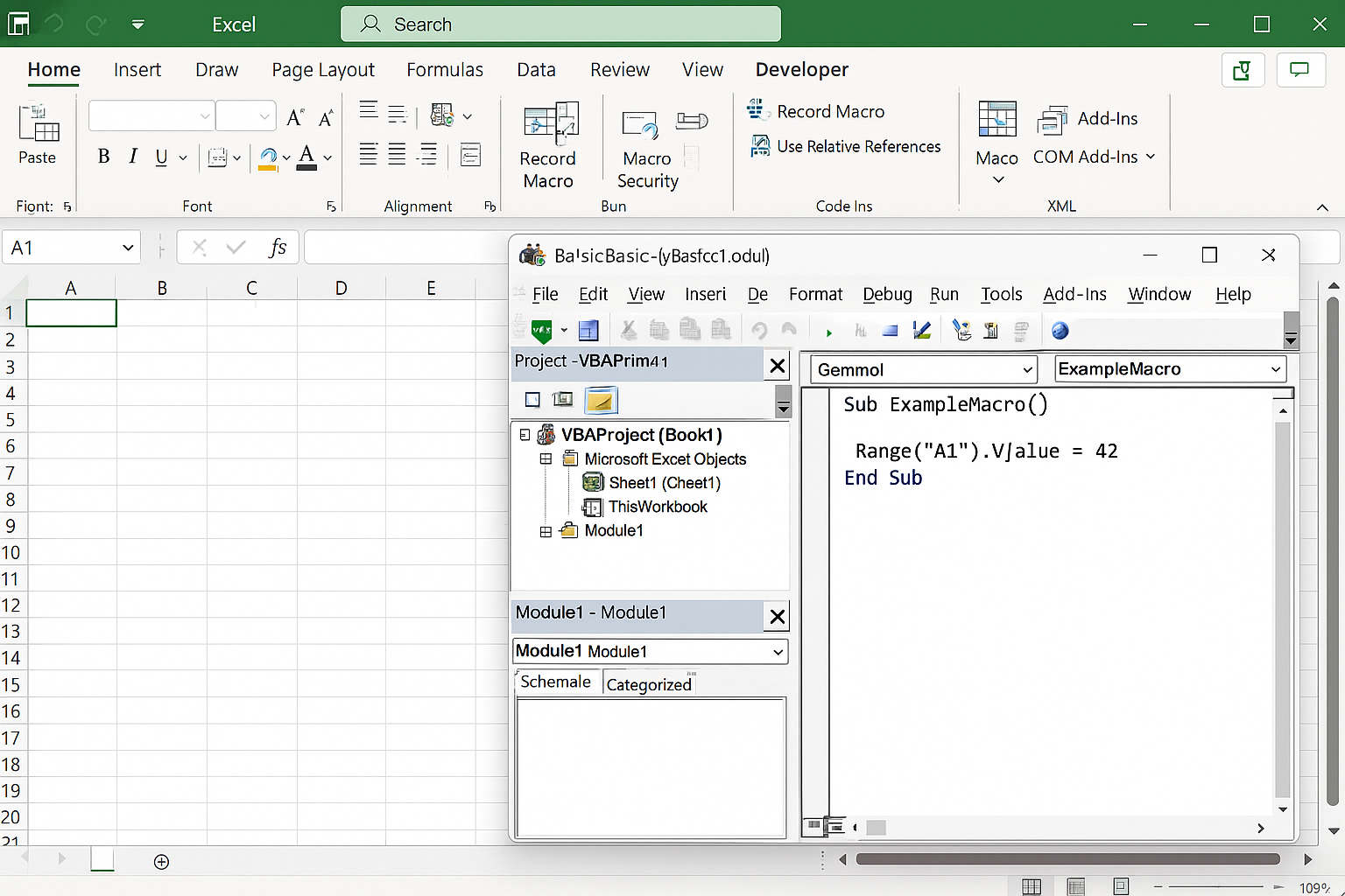 Excel VBA editor opened after pressing Alt + F11