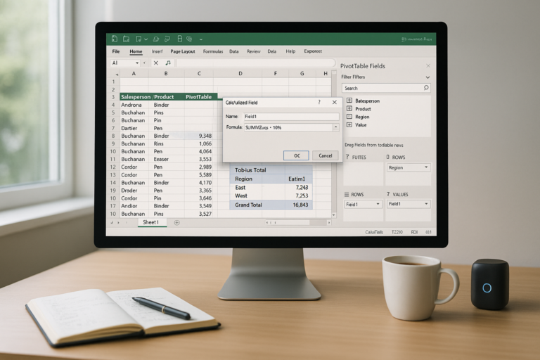 Mastering Excel Pivot Table Calculated Fields for Advanced Data Analysis