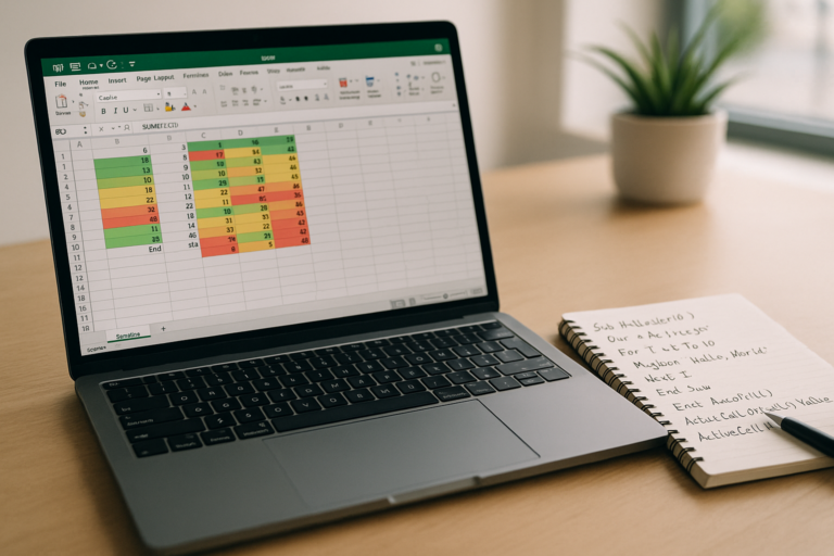 Excel vba: get starting