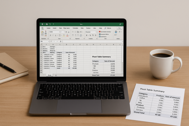 How to Create a Pivot Table in Excel Step-by-Step