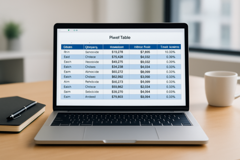 How to Format Pivot Tables for Better Visual Appeal and Clarity