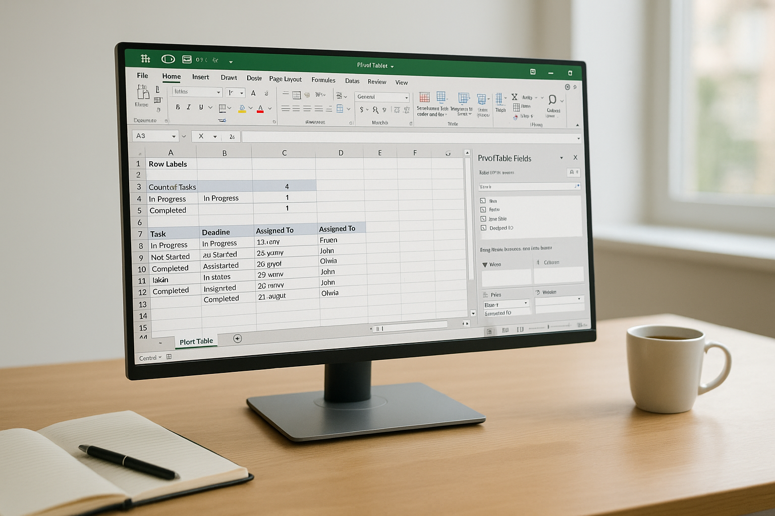 Leveraging Pivot Tables for Project Management and Task Tracking – Blog ...