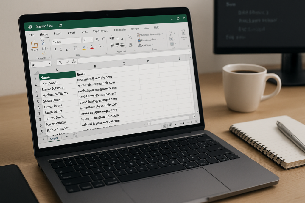 Sending Mailing Lists with Excel VBA: Code Samples and Step-by-Step Guide