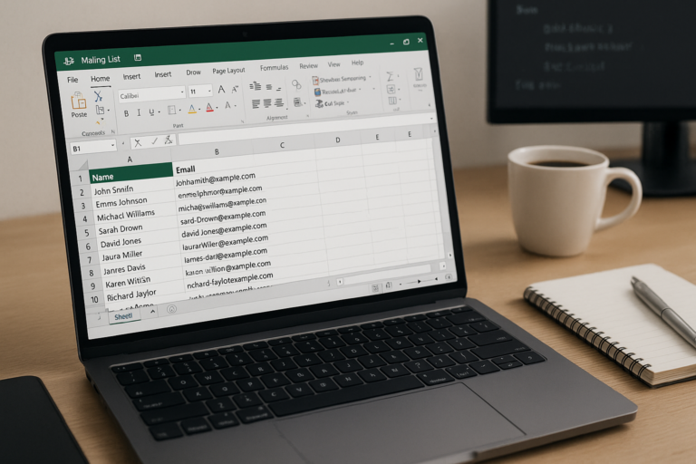 Sending Mailing Lists with Excel VBA: Code Samples and Step-by-Step Guide