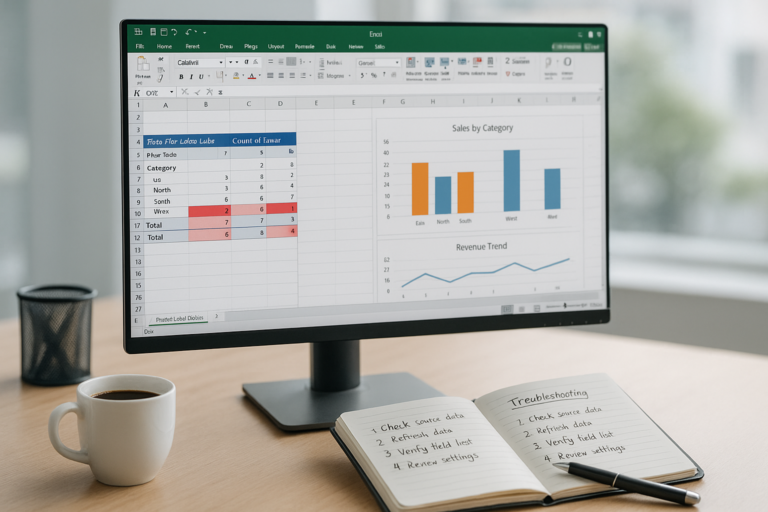 Troubleshooting Pivot Table Showing Wrong Data: Common Causes and Fixes